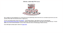 Desktop Screenshot of effortlessauthorship.net